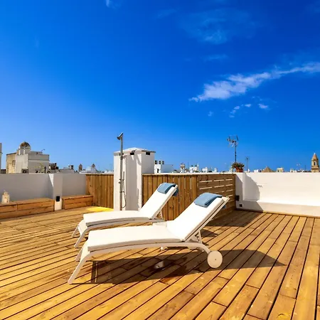 Cadizz - Atico Del Buho Surenyo - Terraza 100m2 Privada カディス