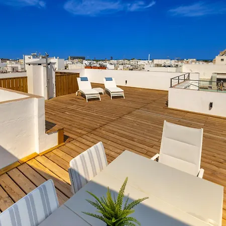 Cadizz - Atico Del Buho Surenyo - Terraza 100m2 Privada アパート *