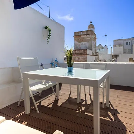アパート Cadizz - Atico Del Buho Surenyo - Terraza 100m2 Privada *