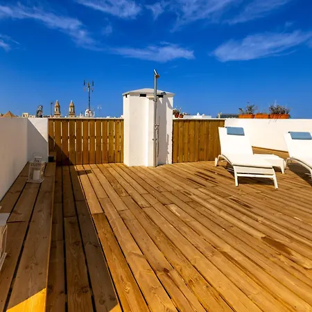 Cadizz - Atico Del Buho Surenyo - Terraza 100m2 Privada アパート カディス