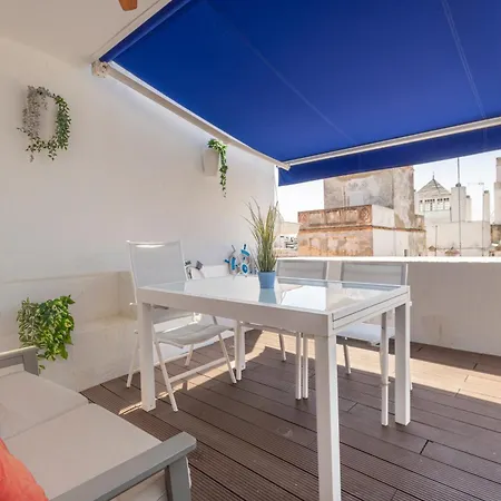 Cadizz - Atico Del Buho Surenyo - Terraza 100m2 Privada アパート カディス