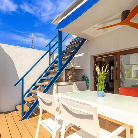 Cadizz - Atico Del Buho Surenyo - Terraza 100m2 Privada * カディス